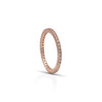 Anillo Dilvdò Mujer Eternity in Plata Zircone
